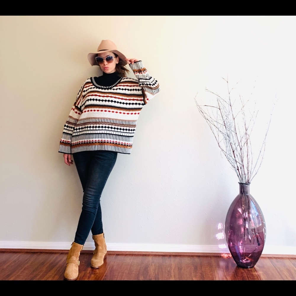 Marc New York Stripe Knit Sweater/Sz:XL/NWT